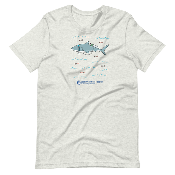 Z - Boston Children's Pulmonary Division - Shark Tank - Adult T-Shirt