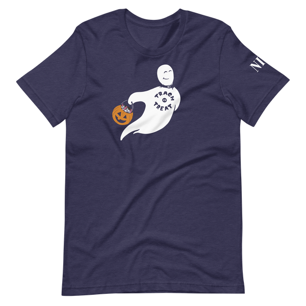 Z - NICU - Trach or Treat Ghost - Adult T-Shirt