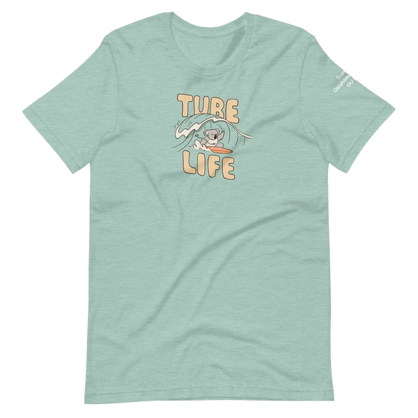 Z - Oklahoma Children's Hospital - Tube Life Koala- Adult T-Shirt