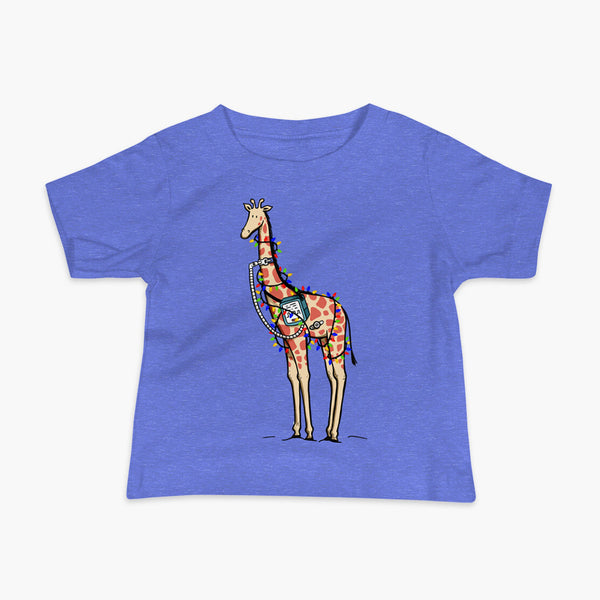 Jirafa navideña - Camiseta infantil