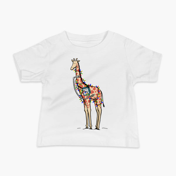 Jirafa navideña - Camiseta infantil