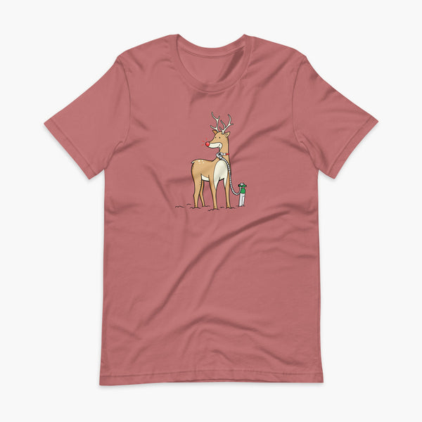 Reindeer with Oxygen  - Adult T-shirt