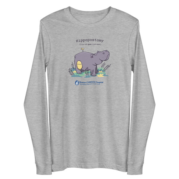 Z - Boston Children's NICU - Hippopostomía - Camiseta de manga larga para adultos