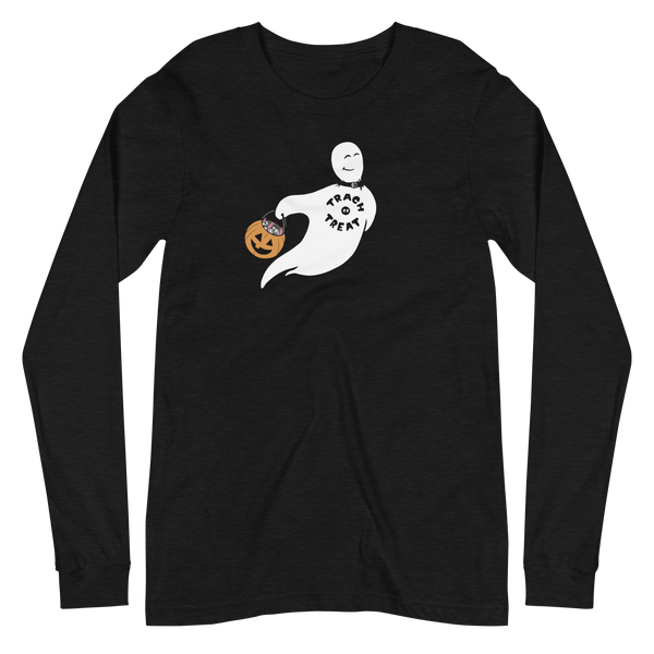 Z - Centennial State - Trach or Treat Ghost - Adult Long Sleeve Shirt