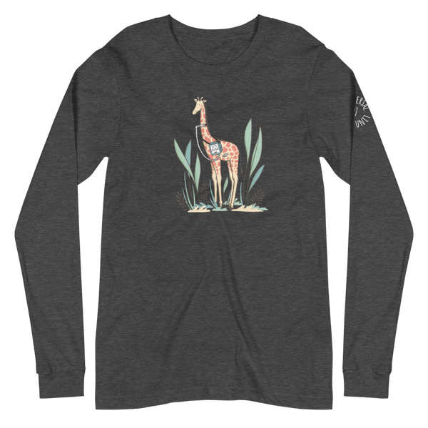 Z - UW Health - Junie The Giraffe - Adult Long Sleeve Shirt