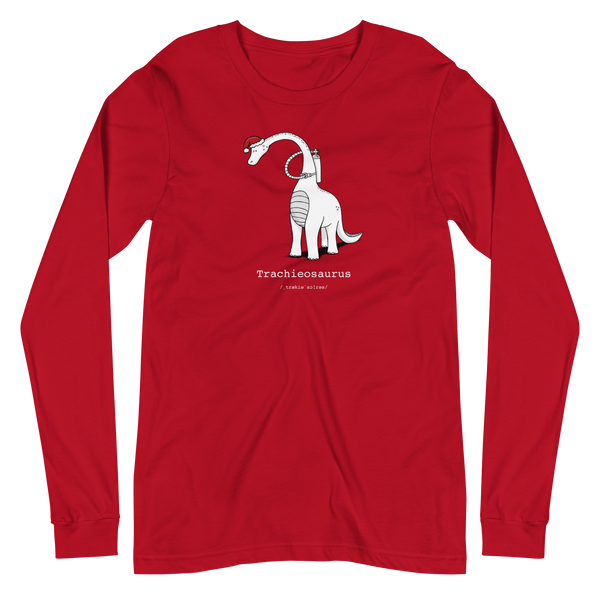 Christmas Trachieosaurus - Adult Long Sleeve