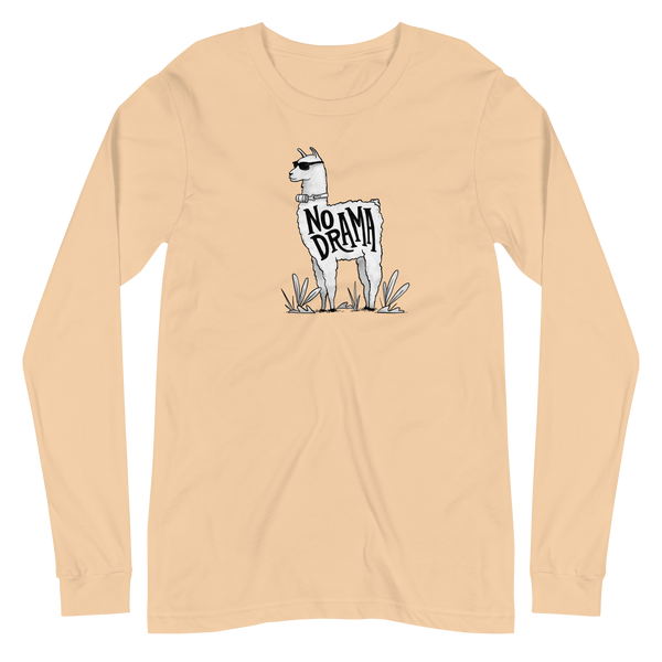 Z - Centennial State - No Drama Llama - Adult Long Sleeve Shirt