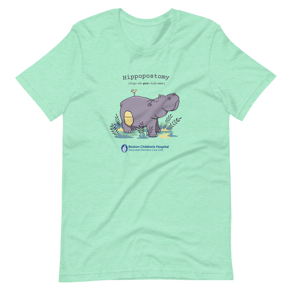 Z - Boston Children's NICU - Hippopostomy - Adult T-Shirt