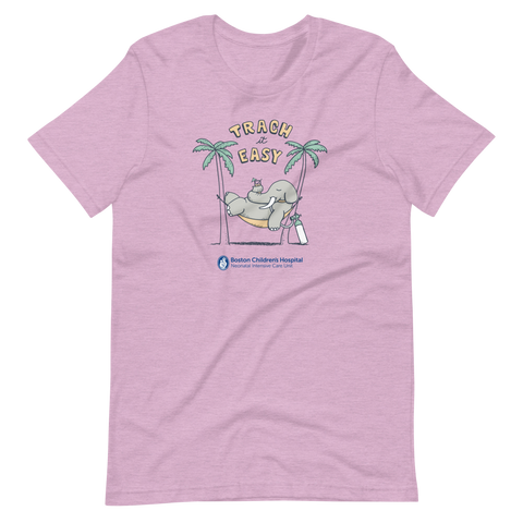 Z - Boston Children's NICU - Trach It Easy - Adult T-Shirt
