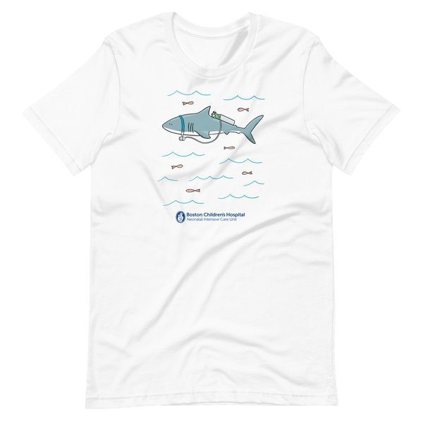 Z - Boston Children's NICU - Shark Tank - Camiseta para adultos