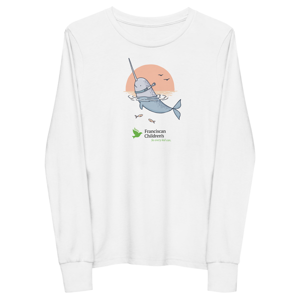 Franciscan Children's Unique Narwhal  - Youth Longsleeve Shirt